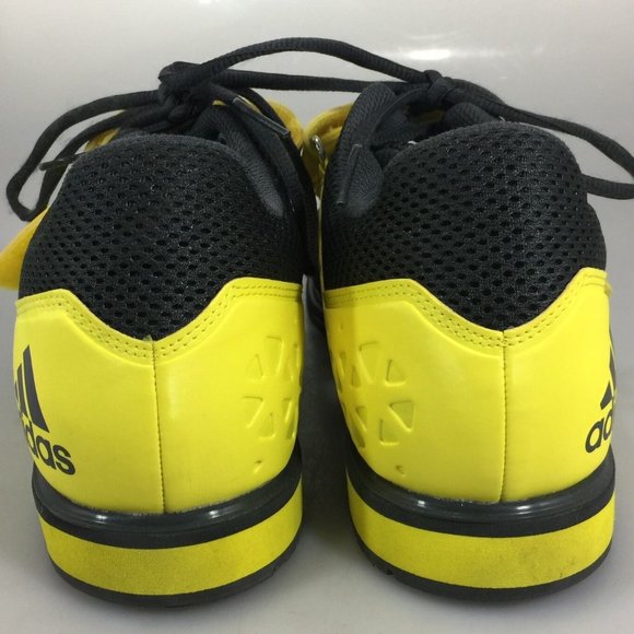 Adidas Mens US 10.5 UK10 Powrlift 3 Gray Lemon Peel Sneakers Gym Shoes Kicks main image 7